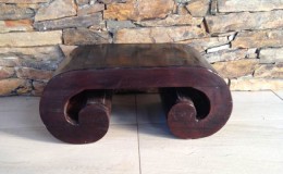 balinese dark timber coffee table